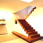 Modern ahşap merdiven dekorasyon tasarımları